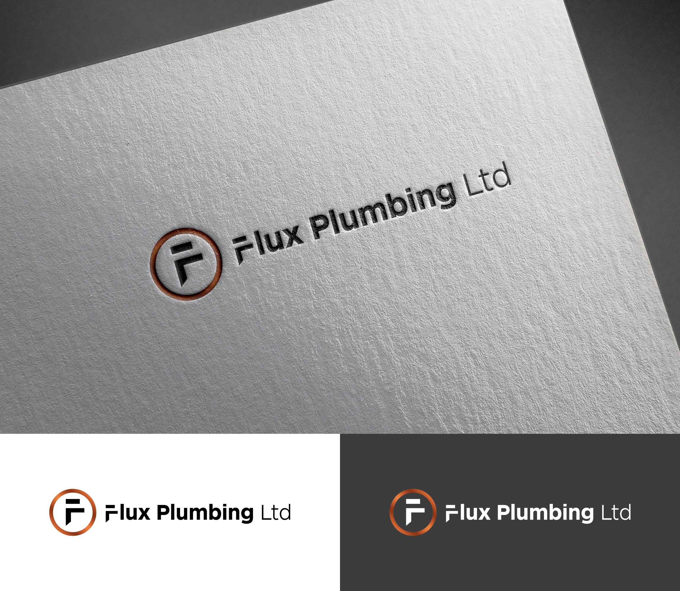 Diseño de Logo por DiLion para Flux Plumbing Ltd | Diseño #22798623
