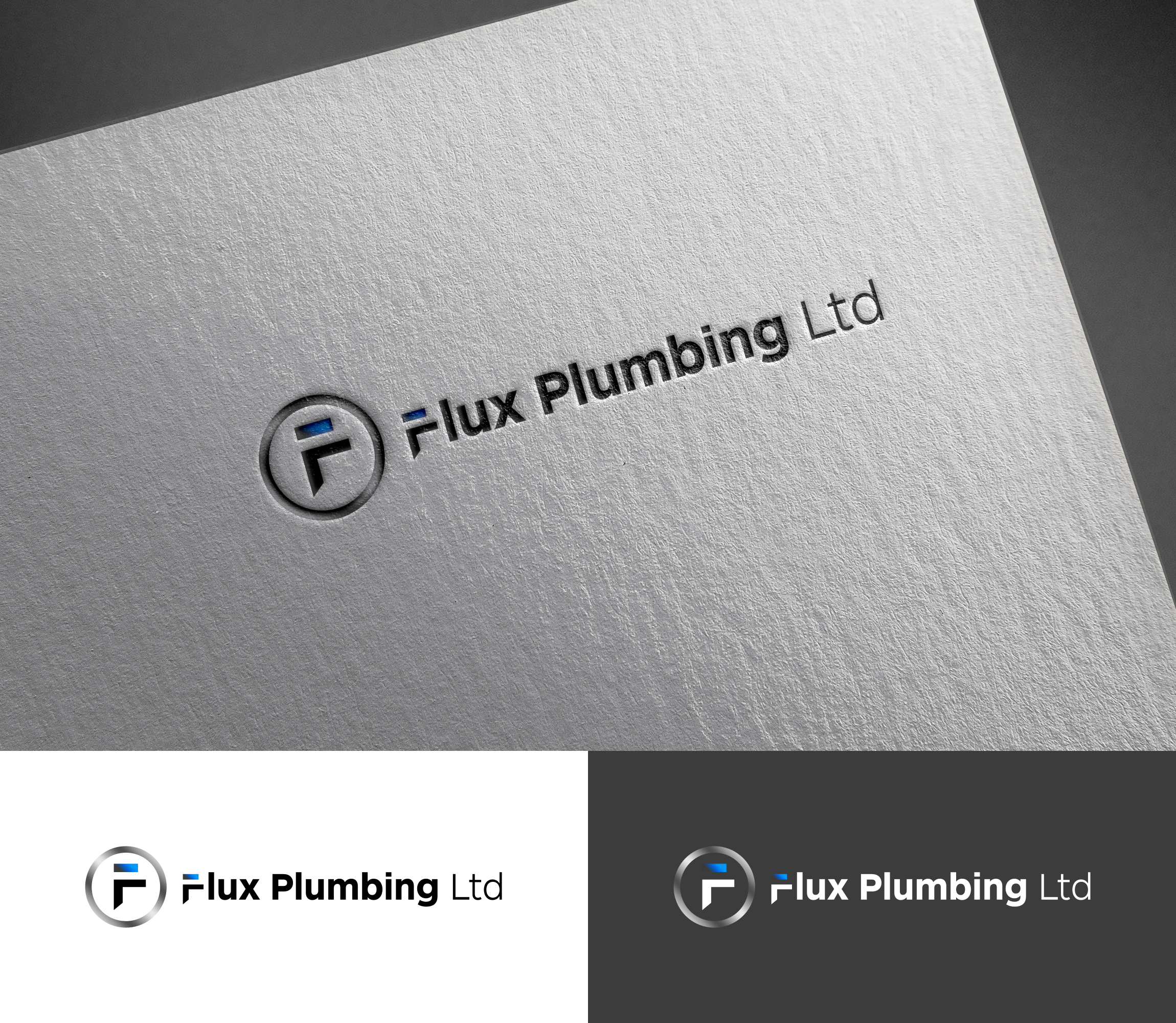 Diseño de Logo por DiLion para Flux Plumbing Ltd | Diseño #22798637