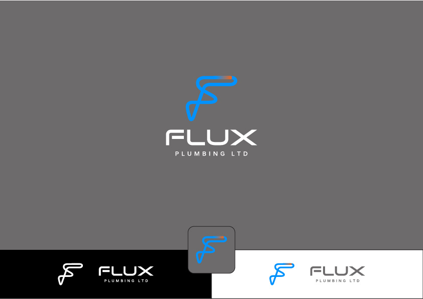 Diseño de Logo por ~idiaz~ para Flux Plumbing Ltd | Diseño #22752325