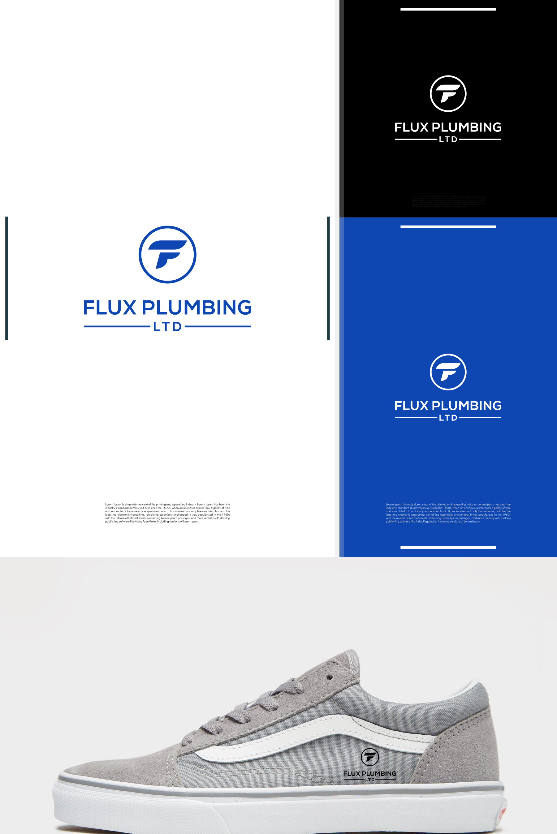Diseño de Logo por Jroeh_Studio para Flux Plumbing Ltd | Diseño #22744822