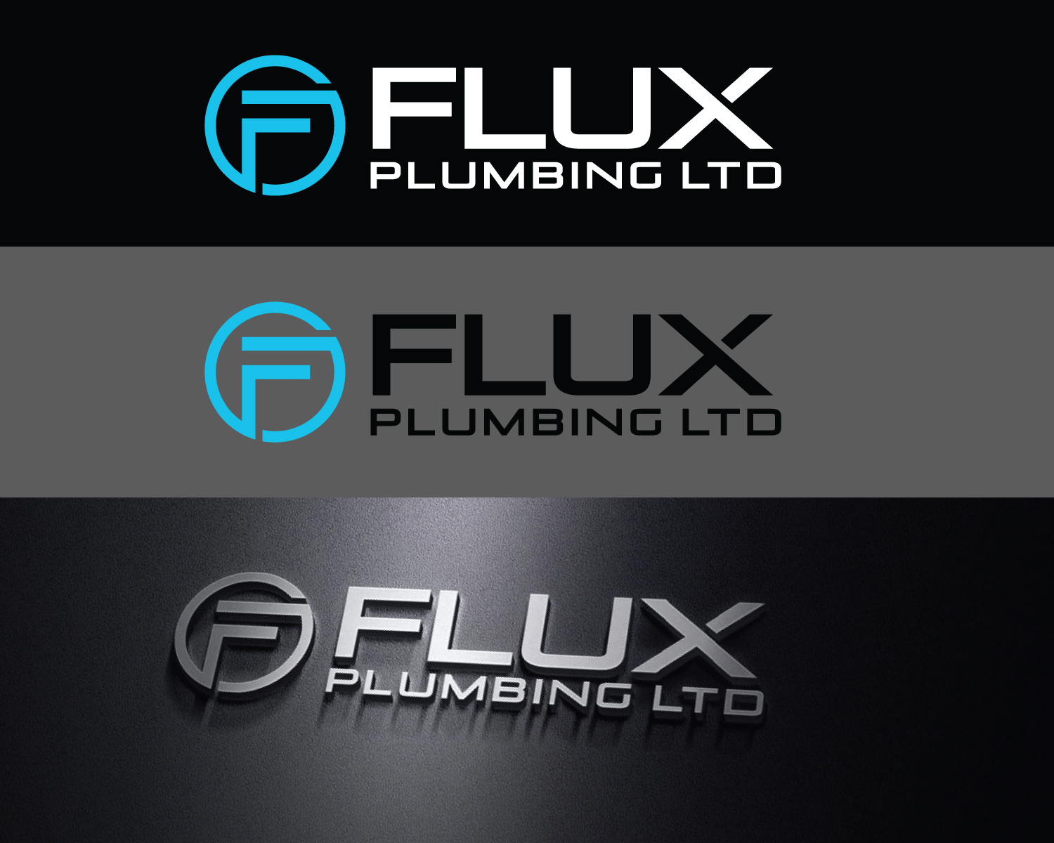 Diseño de Logo por Atec para Flux Plumbing Ltd | Diseño #22762929