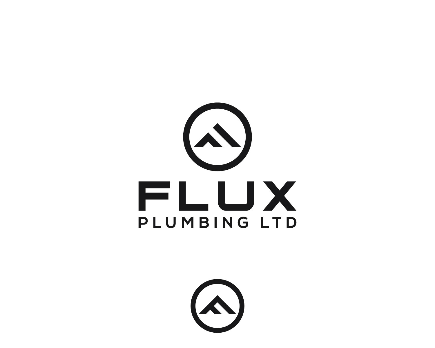 Diseño de Logo por MAWBM para Flux Plumbing Ltd | Diseño #22778397