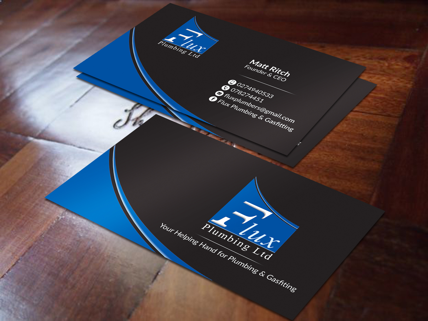 Logo Design by asmhasan13 for Flux Plumbing Ltd | Design #22753790