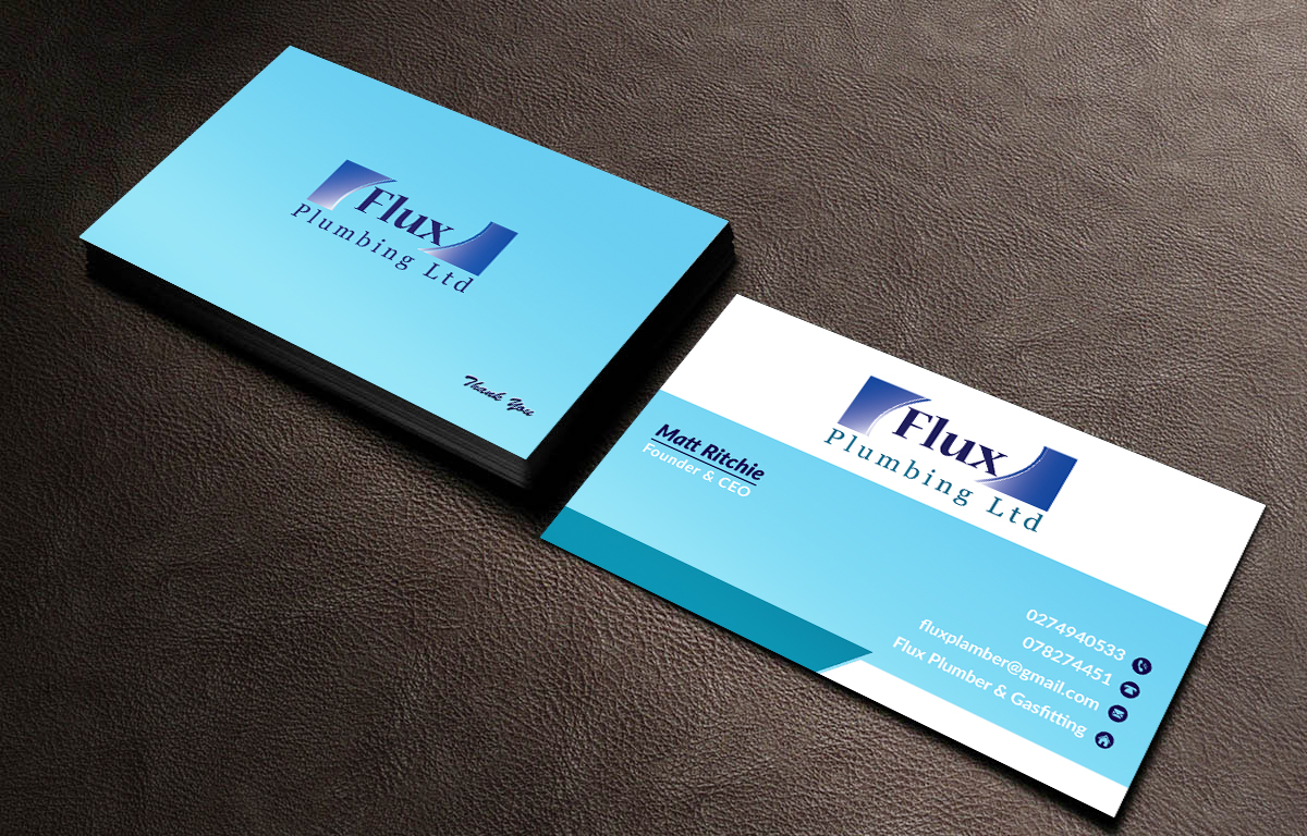 Logo Design by asmhasan13 for Flux Plumbing Ltd | Design #22753792
