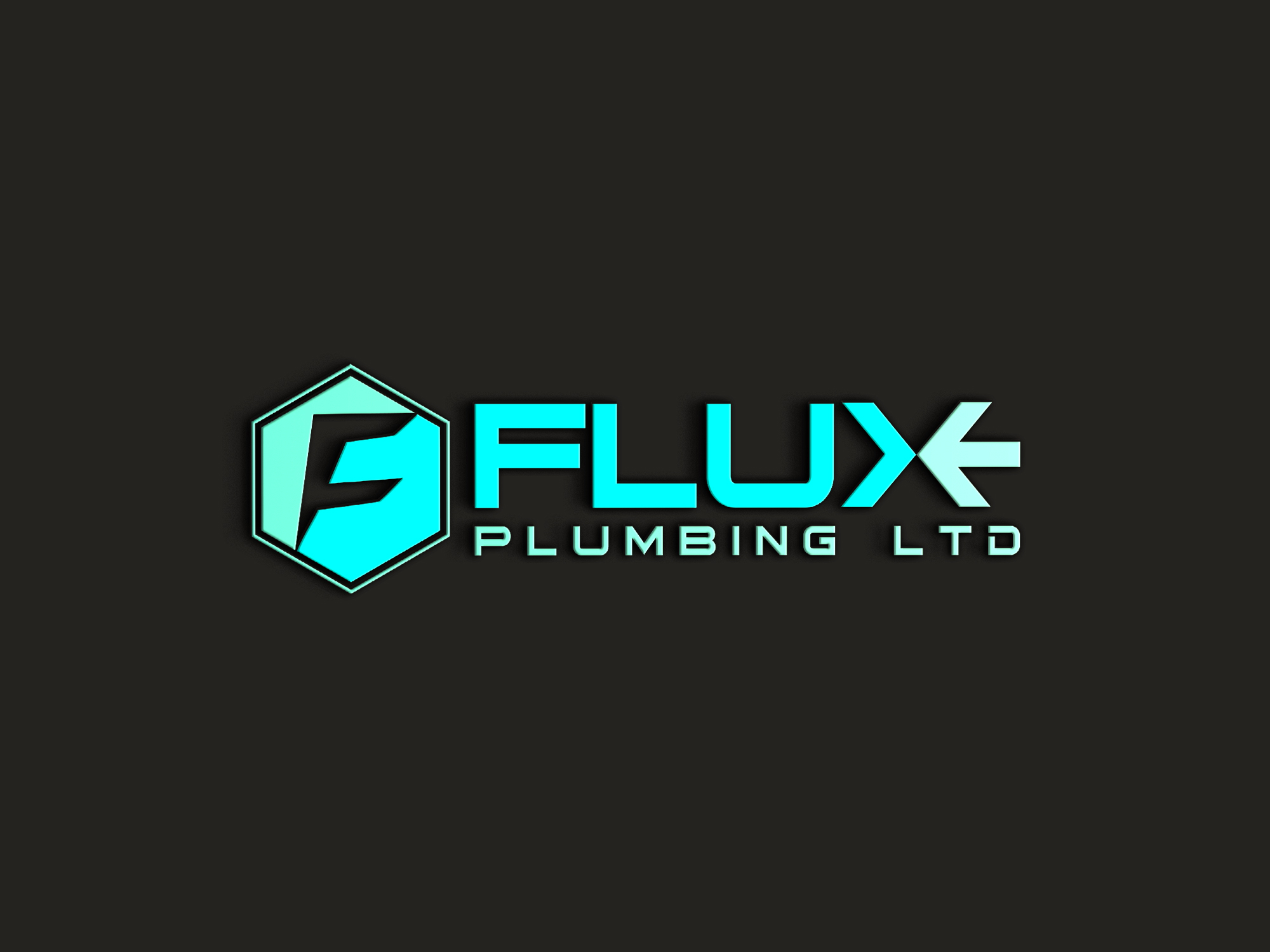 Logo Design by Hieroglyphics for Flux Plumbing Ltd | Design #22751486