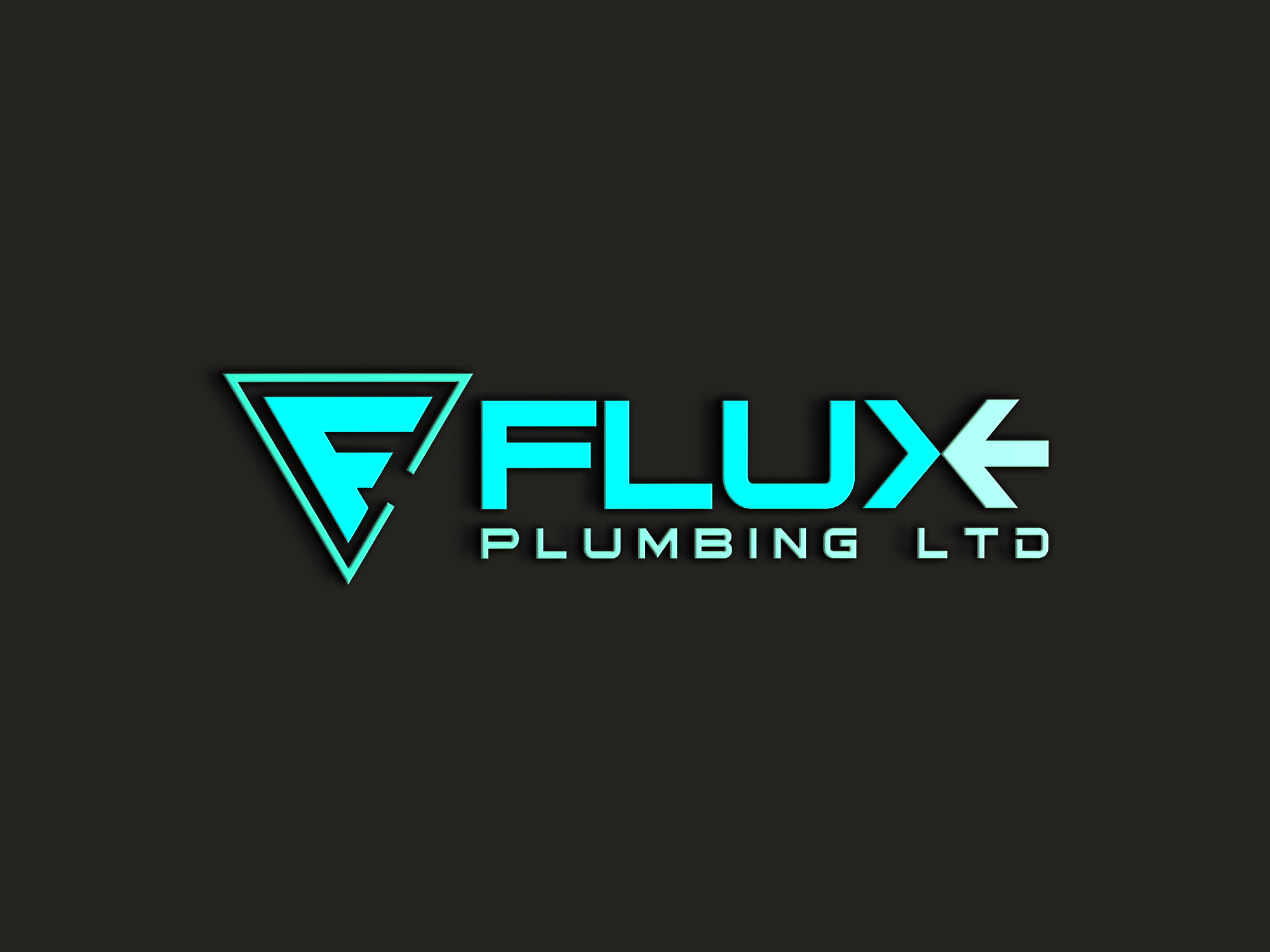 Logo Design by Hieroglyphics for Flux Plumbing Ltd | Design #22751487