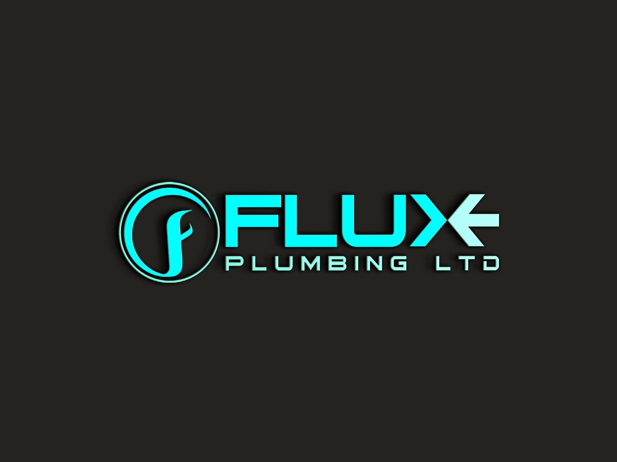 Logo Design by Hieroglyphics for Flux Plumbing Ltd | Design #22751488
