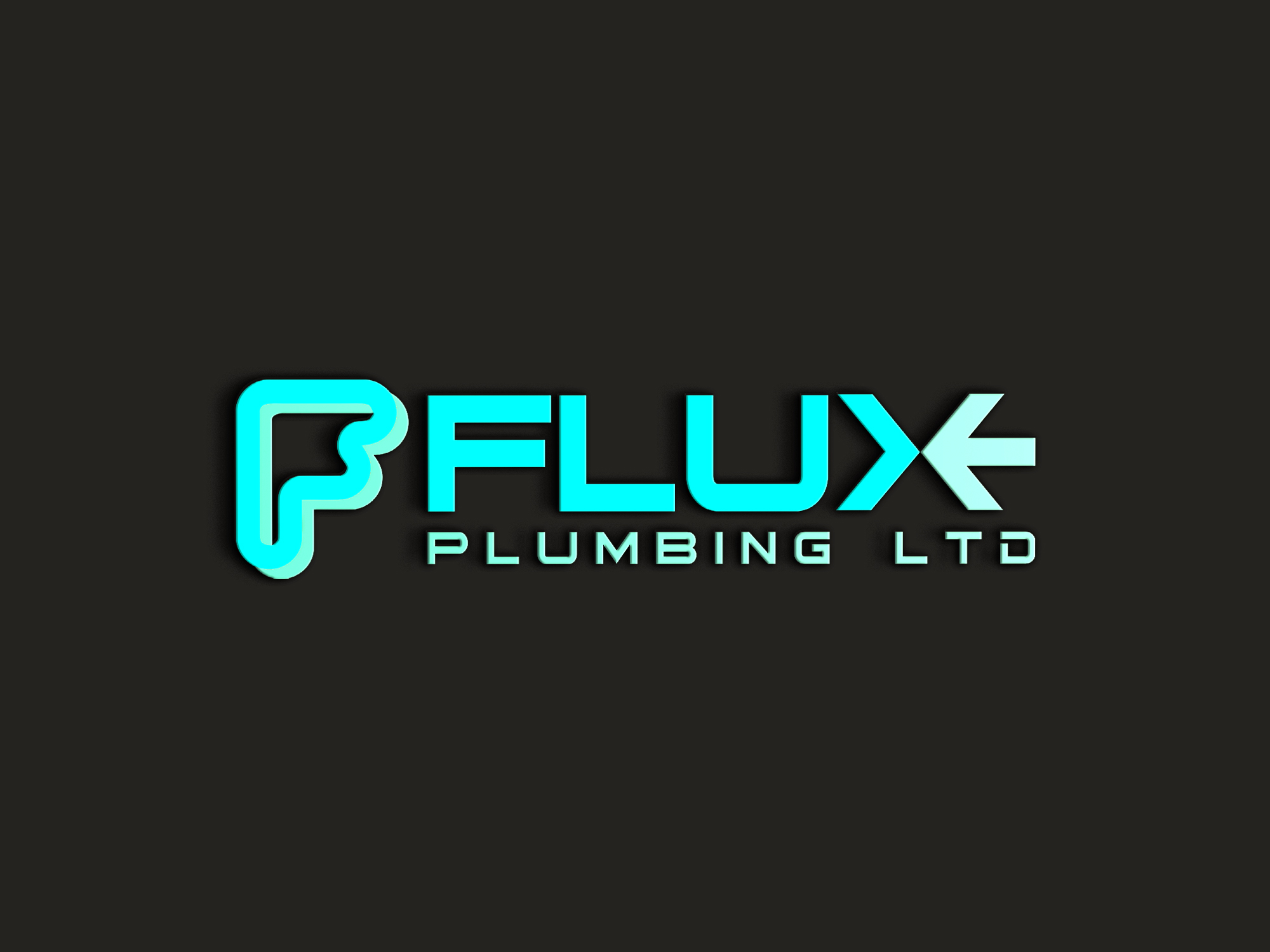 Logo Design by Hieroglyphics for Flux Plumbing Ltd | Design #22751489
