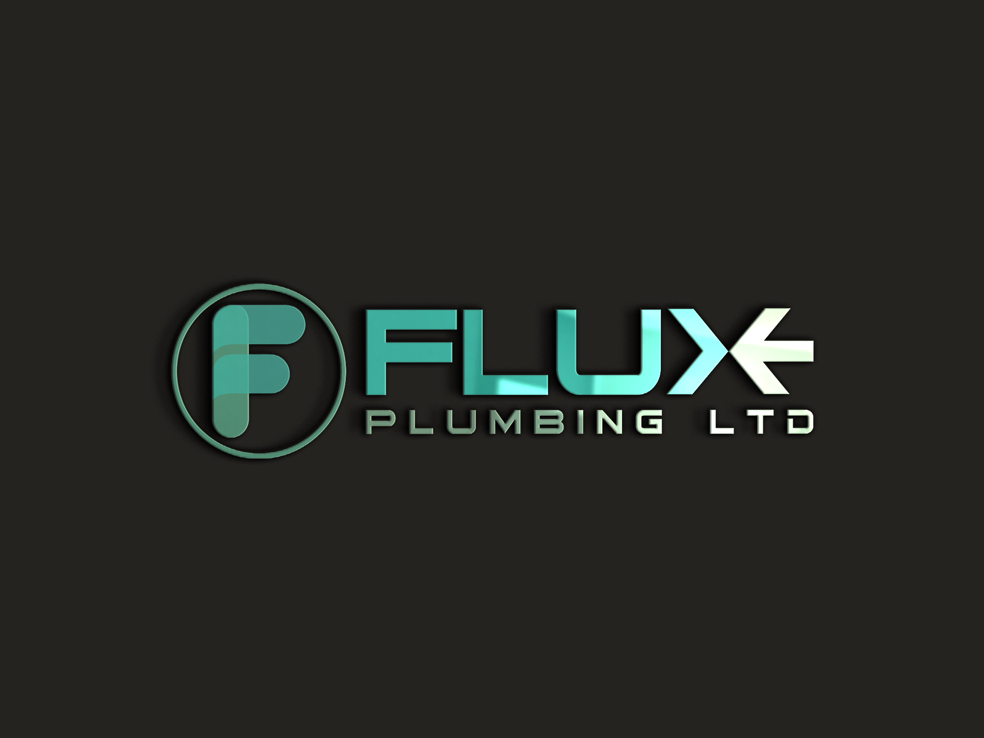 Logo Design by Hieroglyphics for Flux Plumbing Ltd | Design #22751490
