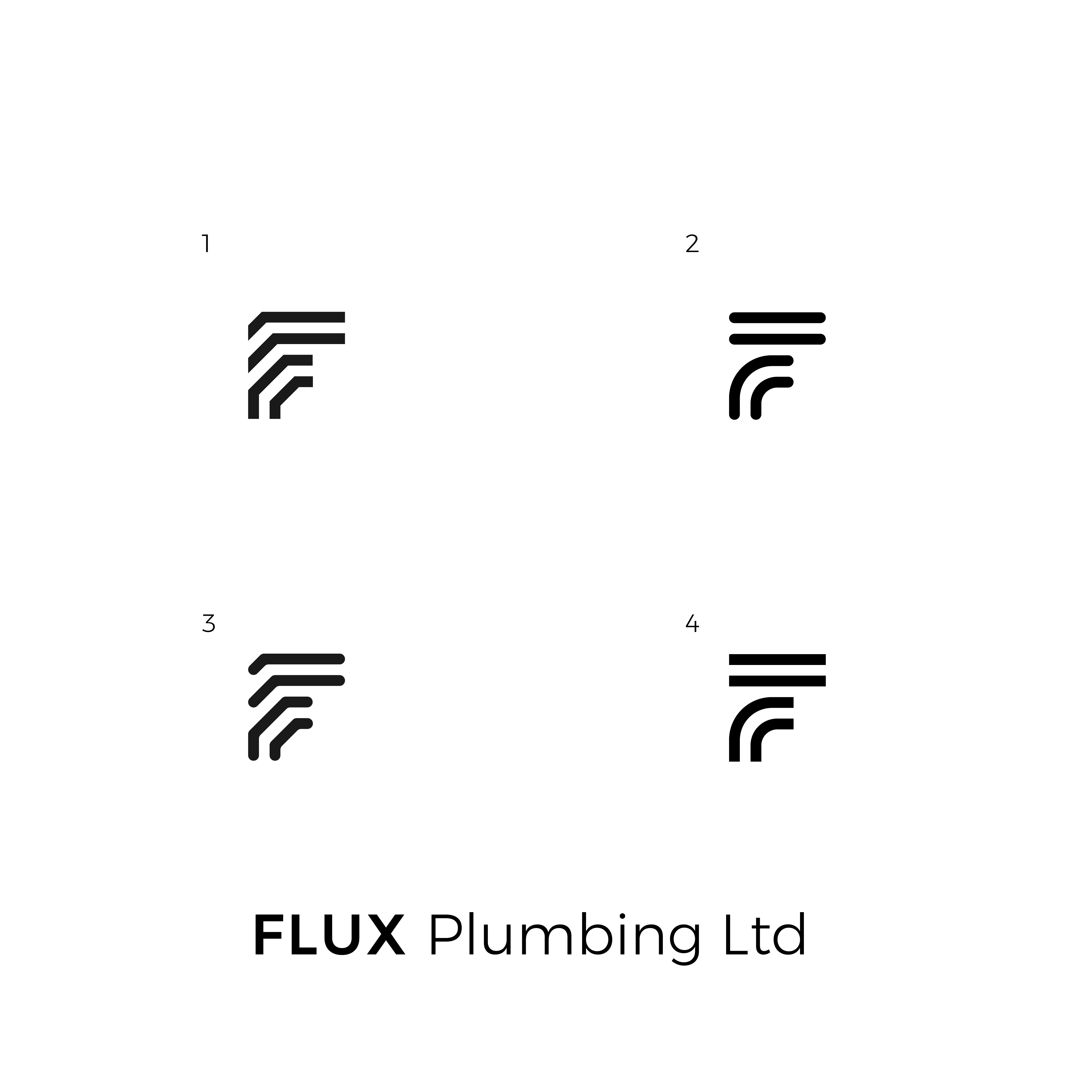 Logo Design by TheDesigenic for Flux Plumbing Ltd | Design #22789407