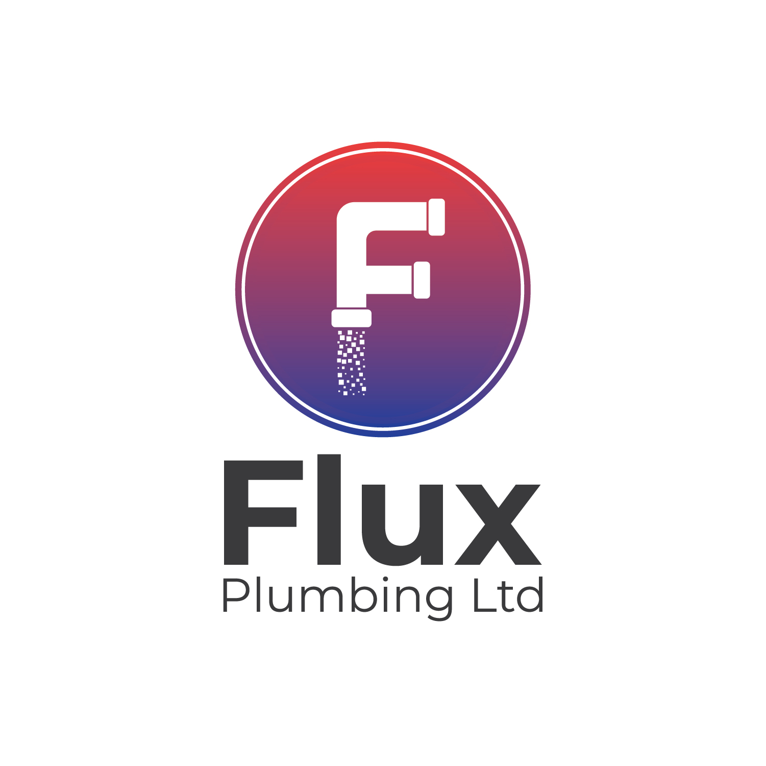 Diseño de Logo por Maxo-Biz para Flux Plumbing Ltd | Diseño #22786727