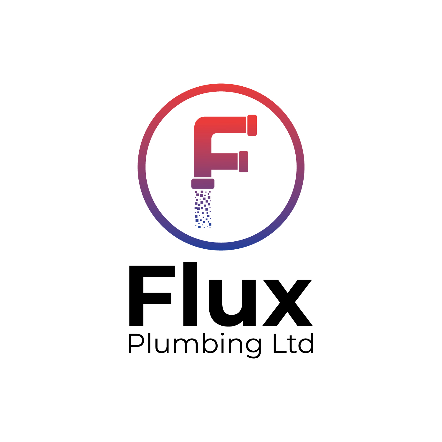 Diseño de Logo por Maxo-Biz para Flux Plumbing Ltd | Diseño #22786730