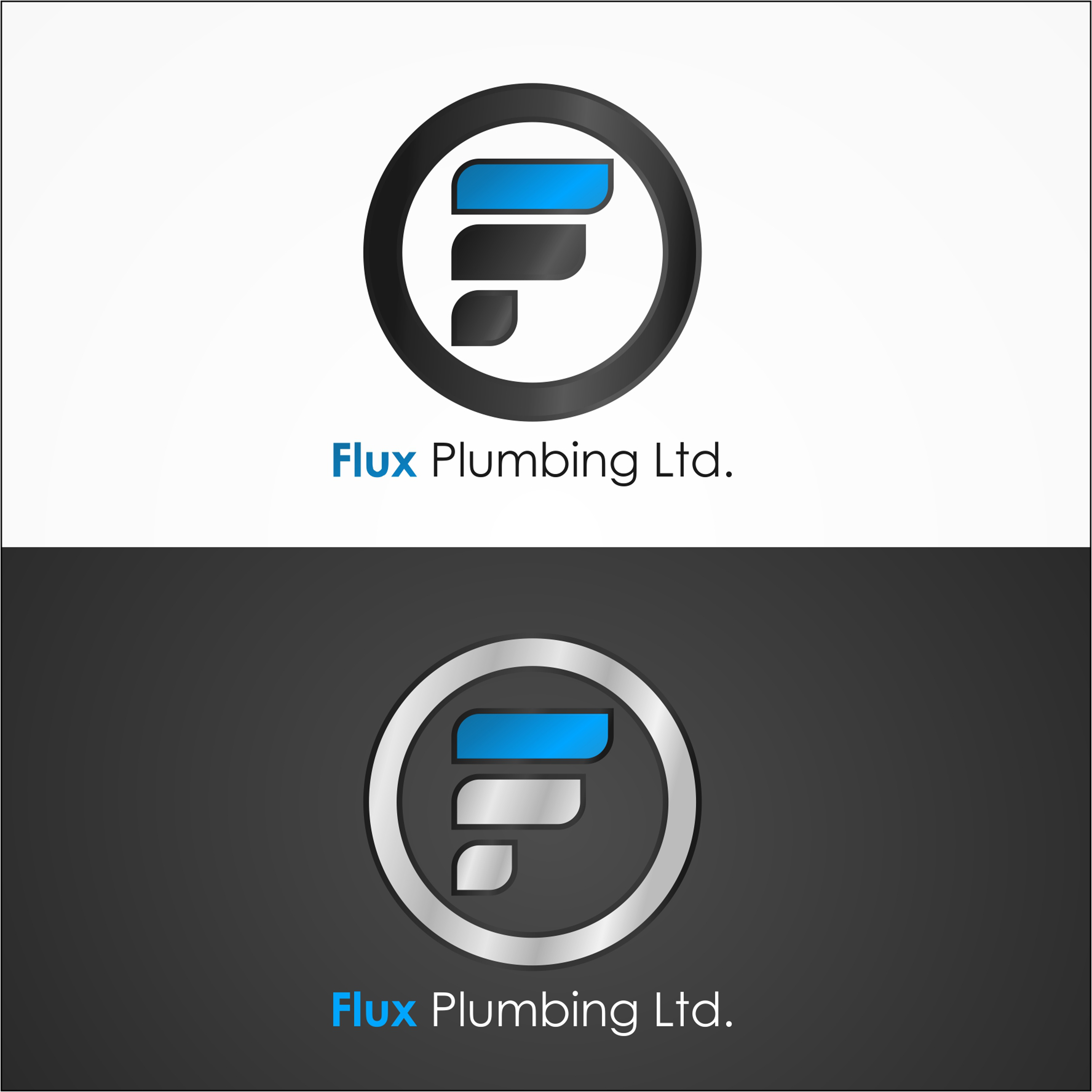 Logo Design by Anugrah Rizky Putra for Flux Plumbing Ltd | Design #22754479