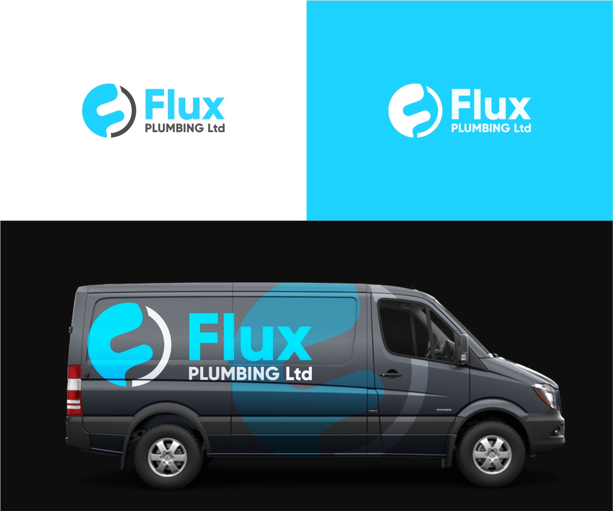 Logo-Design von Rusmin Gustamin für Flux Plumbing Ltd | Design #22777435