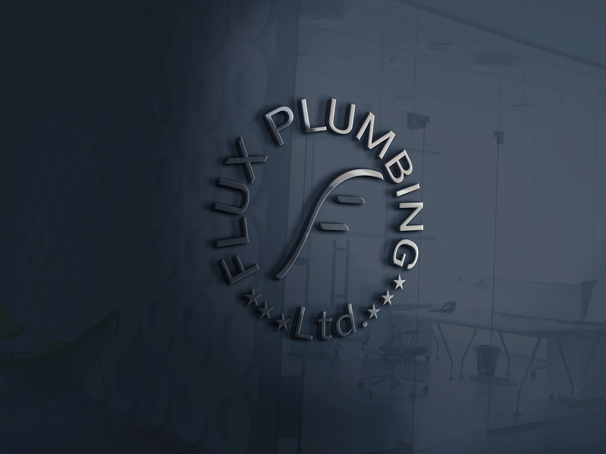 Logo Design by Khalilur Rahman 3 for Flux Plumbing Ltd | Design #22753887