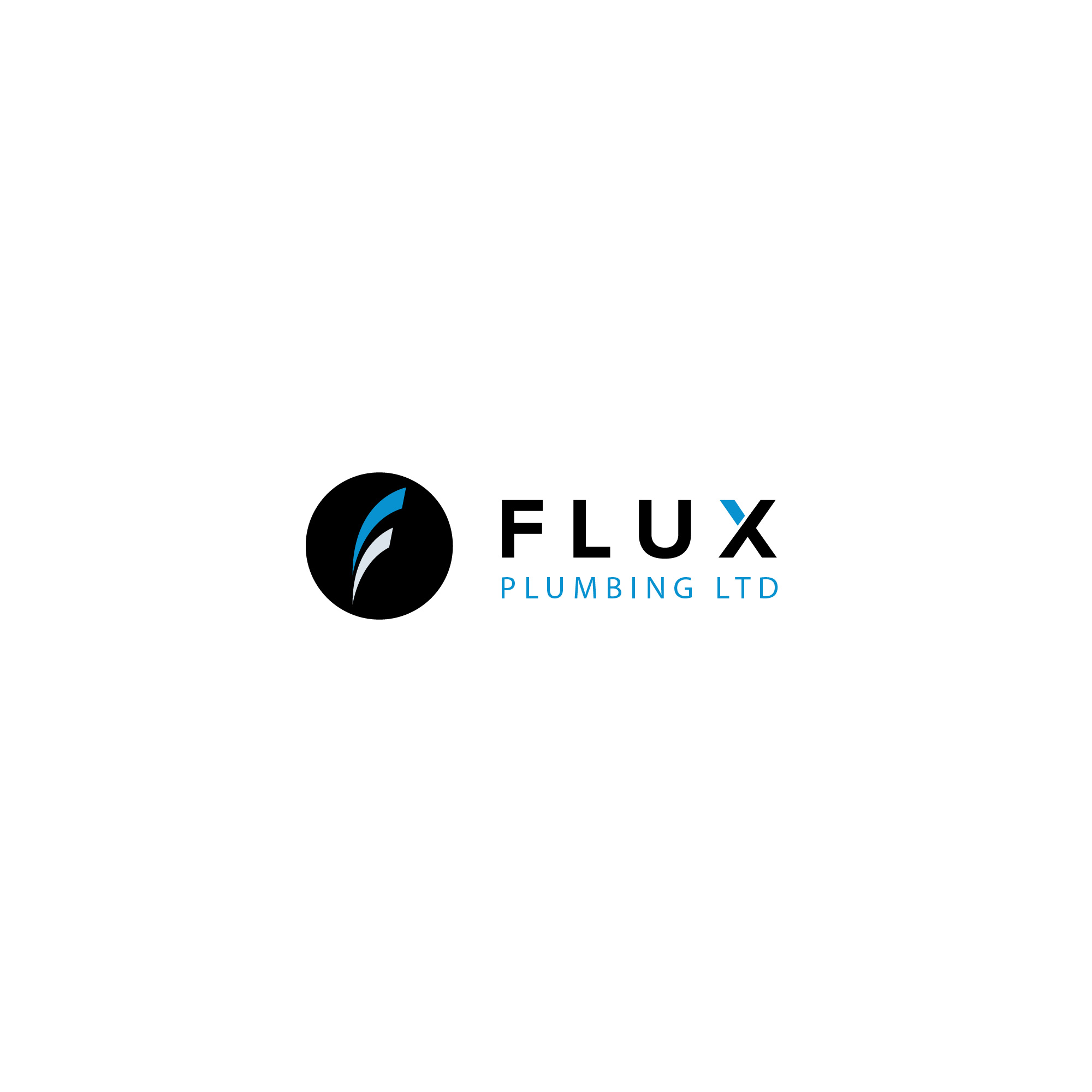 Logo Design by Blvck for Flux Plumbing Ltd | Design #22742488