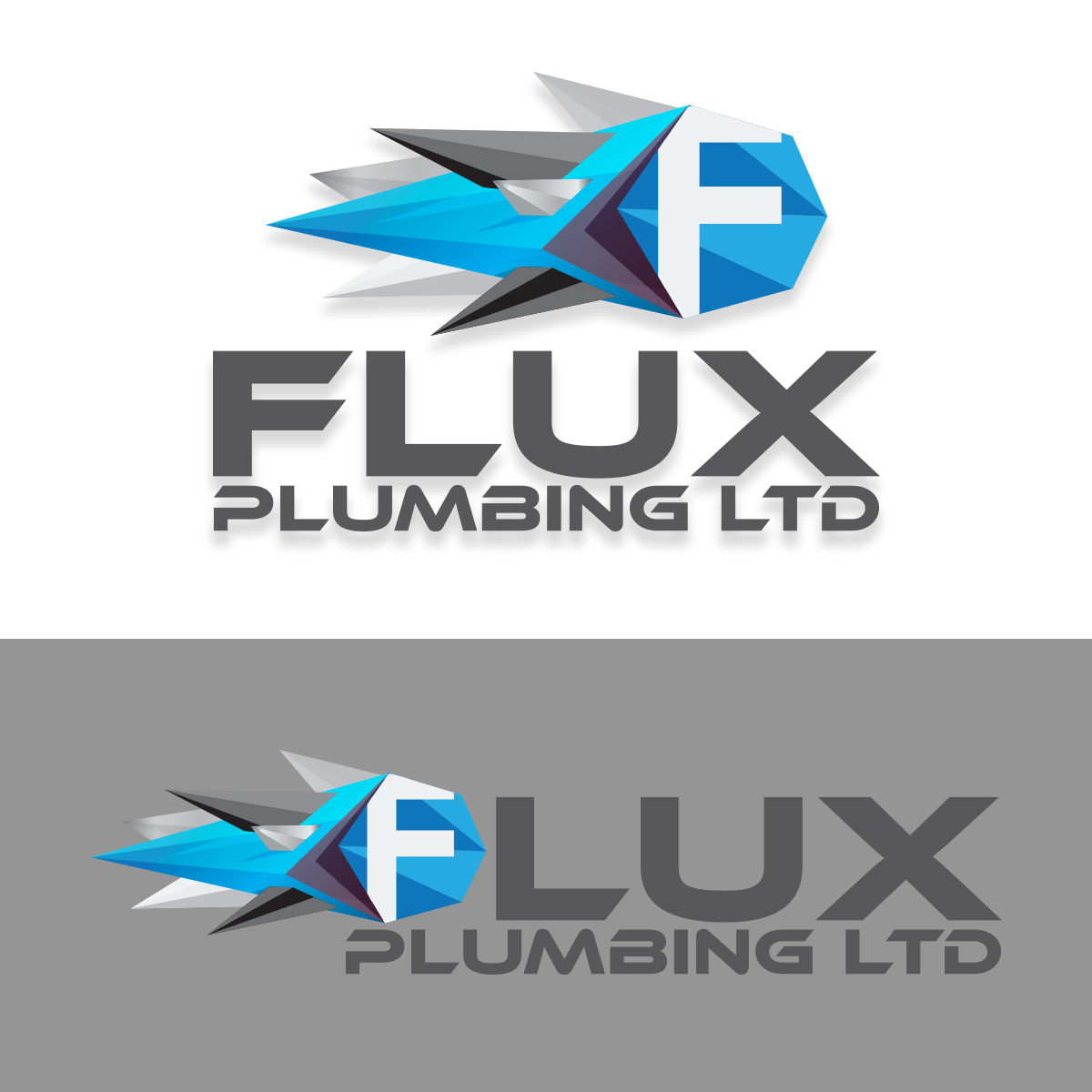 Logo Design by MD Roknuzzaman for Flux Plumbing Ltd | Design #22759409