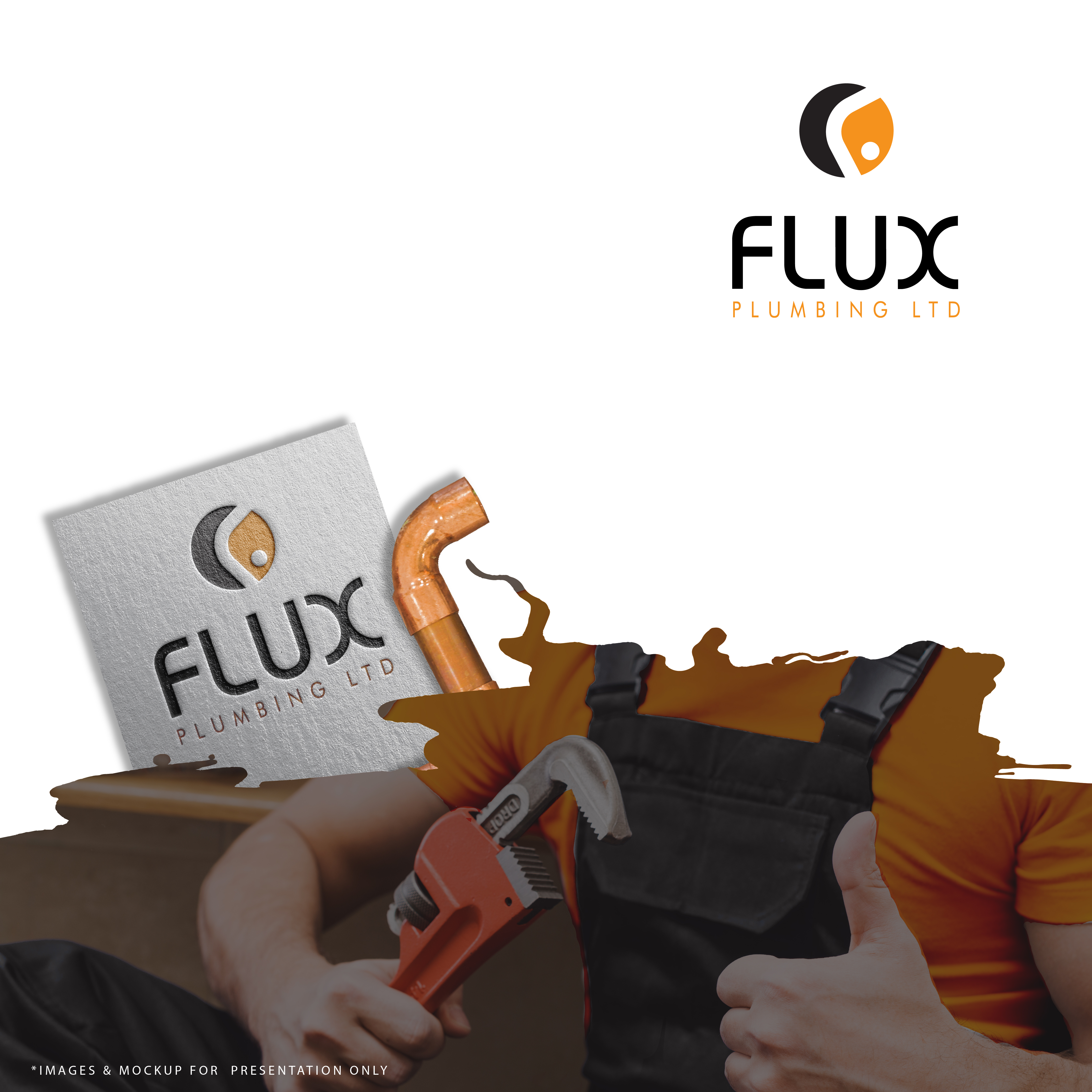 Logo Design by mehbub N for Flux Plumbing Ltd | Design #22762380