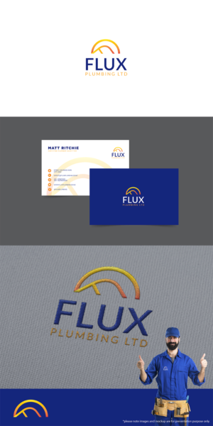 Diseño de Logo por mehbub N para Flux Plumbing Ltd | Diseño: #22777907