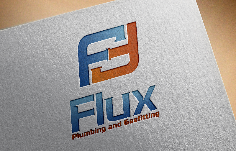 Logo Design by Kim Ji for Flux Plumbing Ltd | Design #22746836