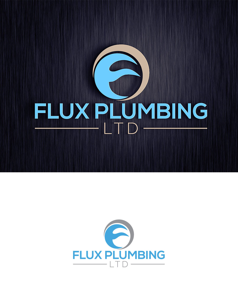Logo Design by madeline 3 for Flux Plumbing Ltd | Design #22746807