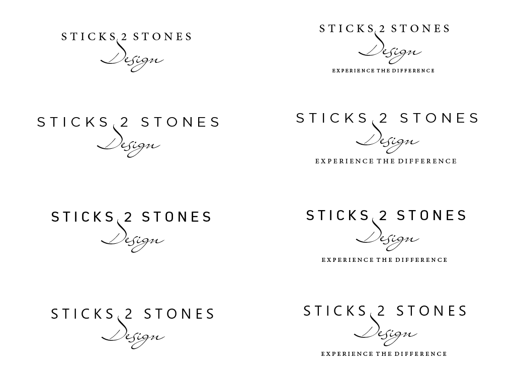 Logo Design by kelen  for Sticks 2 Stones | Design #22784797