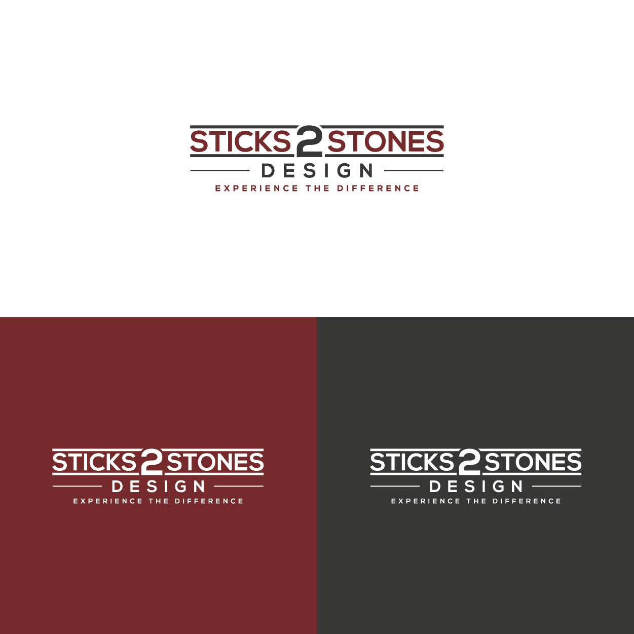 Logo Design by piksel for Sticks 2 Stones | Design #22794084