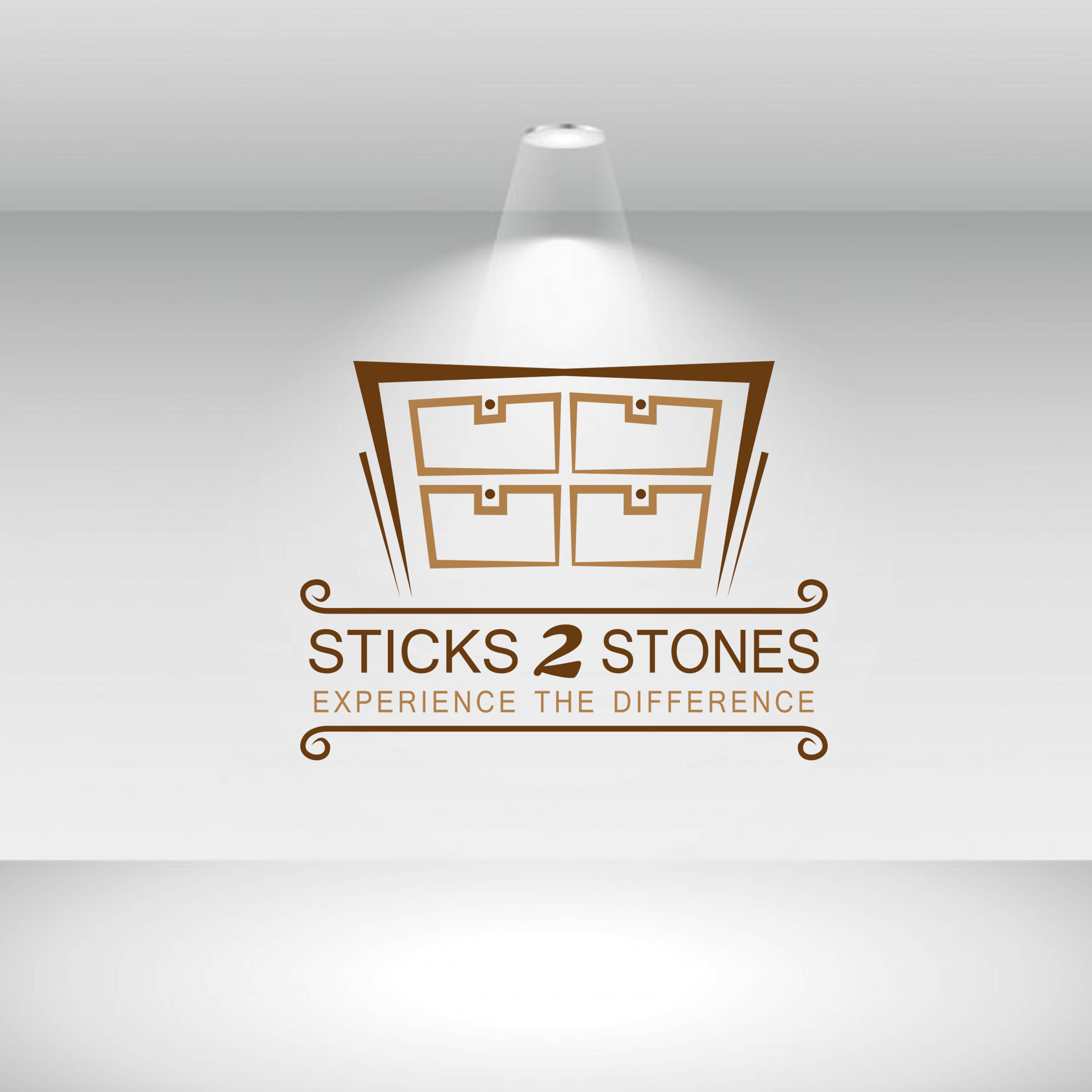 Logo Design by YhanRose Graphics for Sticks 2 Stones | Design #22747742