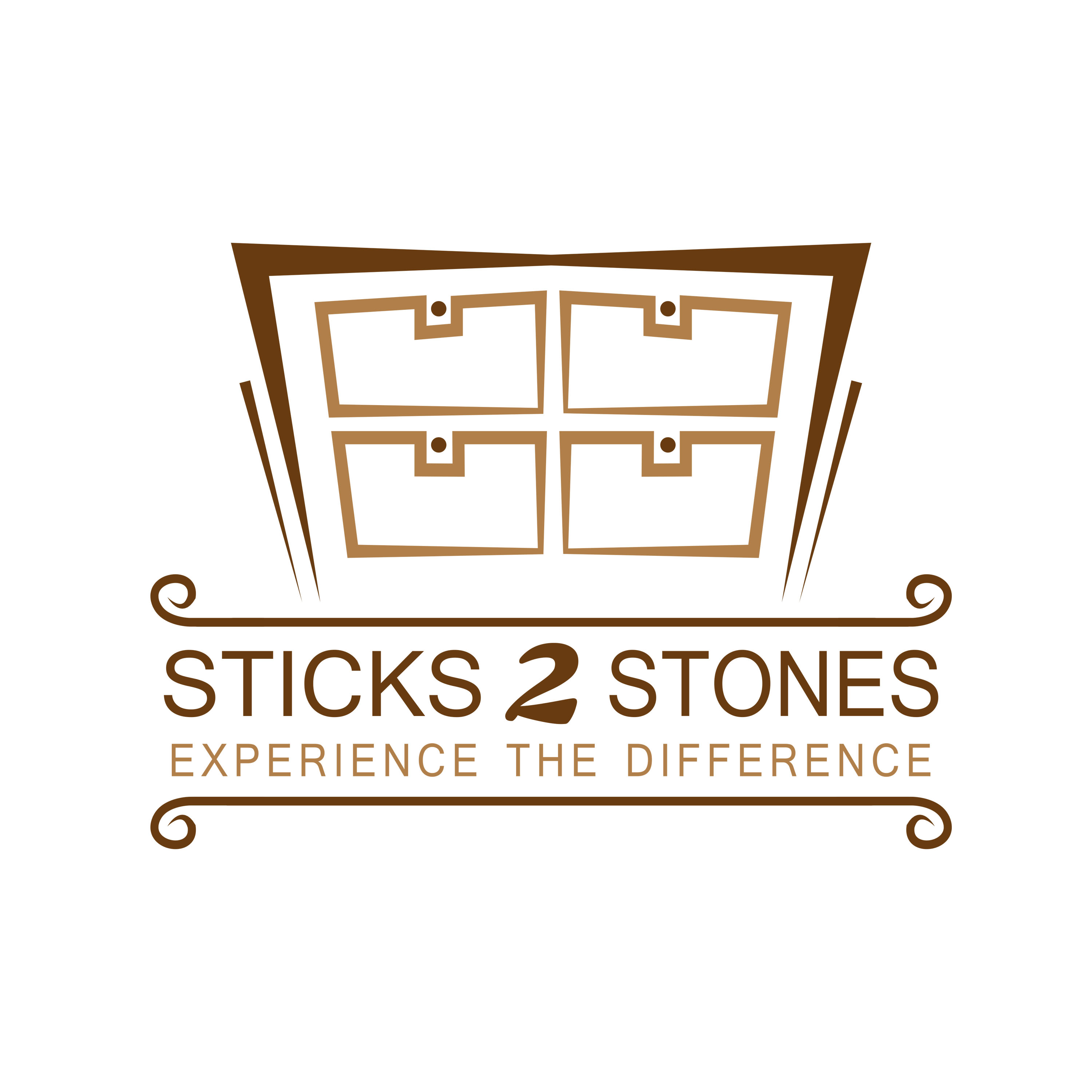 Logo Design by YhanRose Graphics for Sticks 2 Stones | Design #22748140