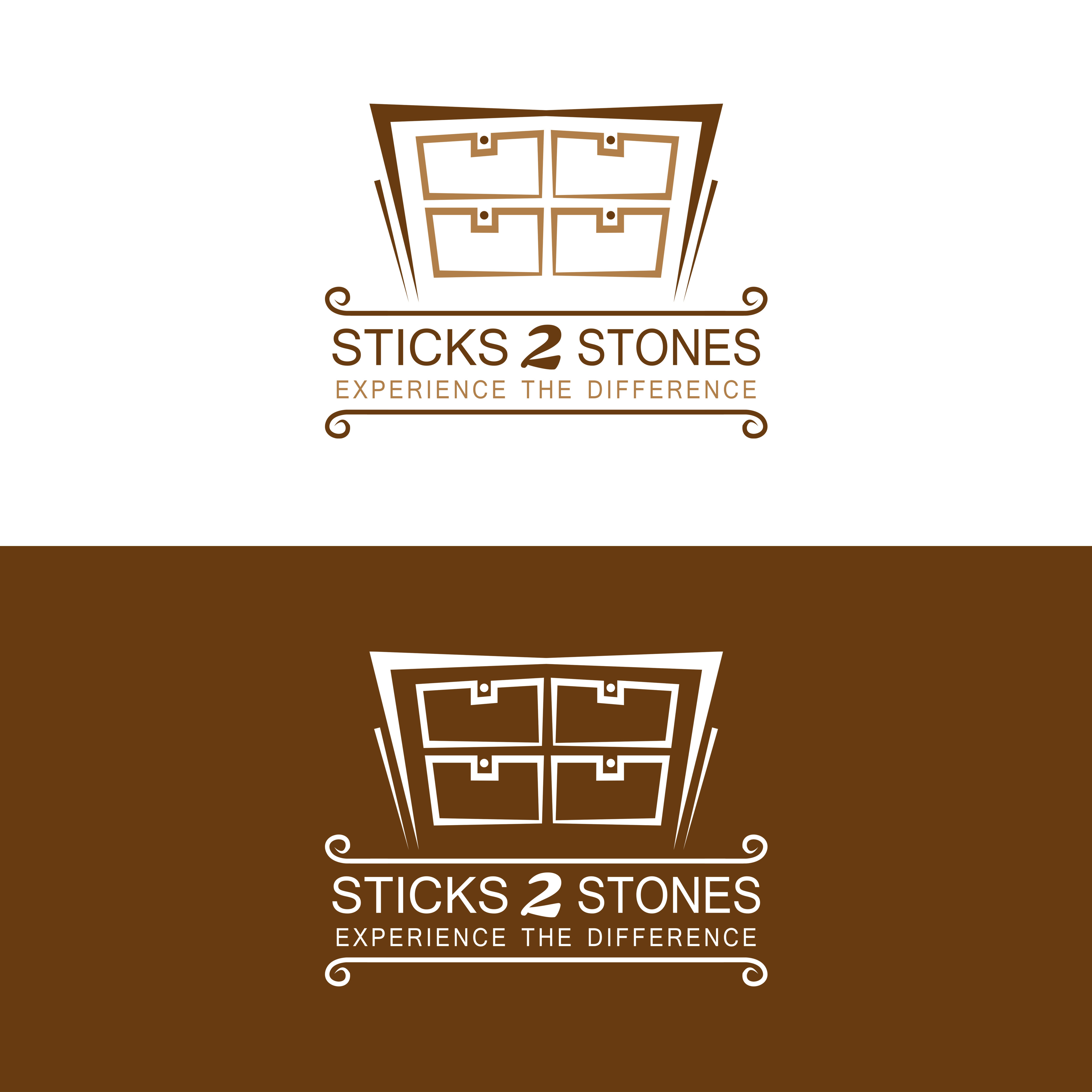 Logo Design by YhanRose Graphics for Sticks 2 Stones | Design #22748145