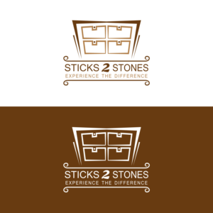Logo Design by YhanRose Graphics for Sticks 2 Stones | Design: #22748145