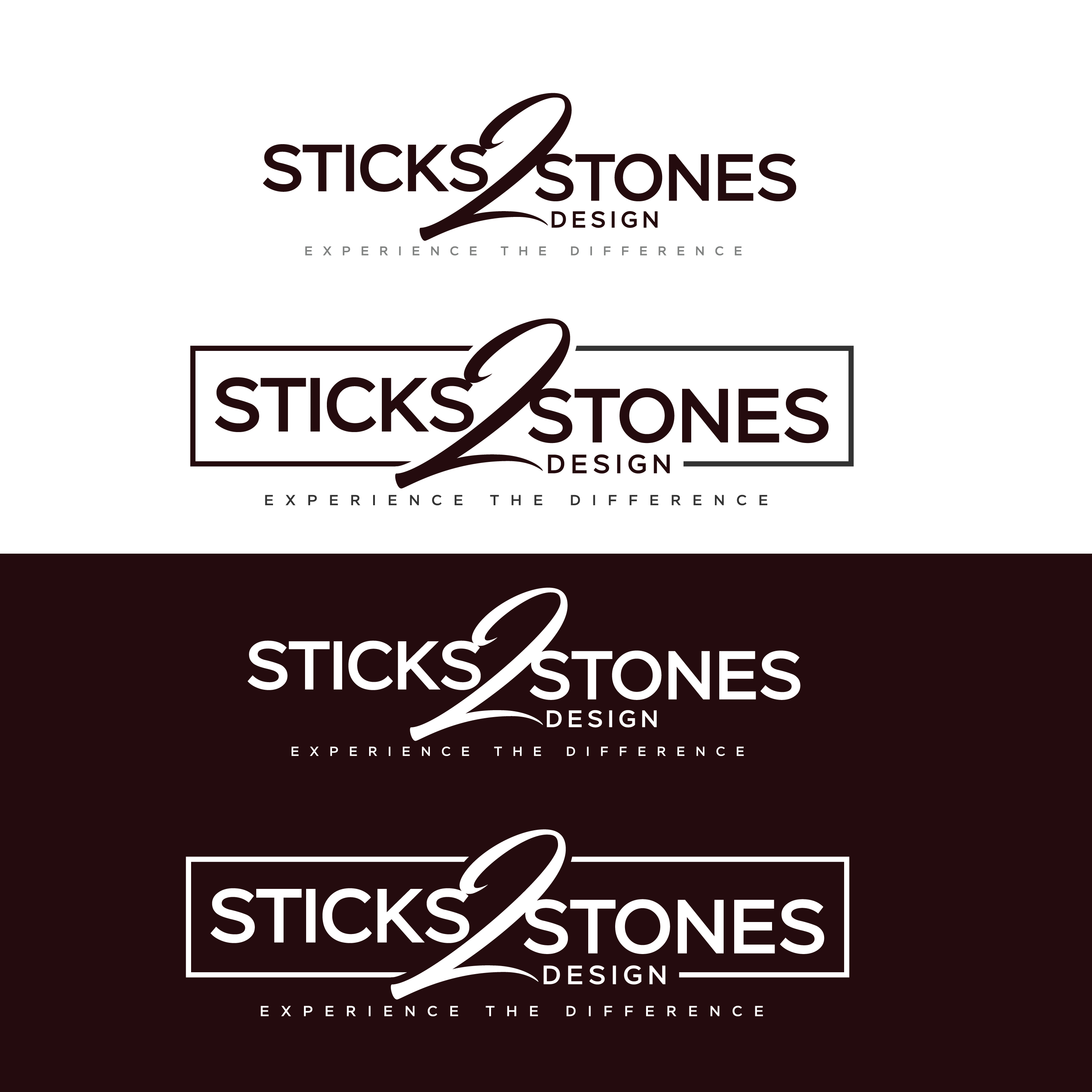 Logo Design by sherman for Sticks 2 Stones | Design #22790667