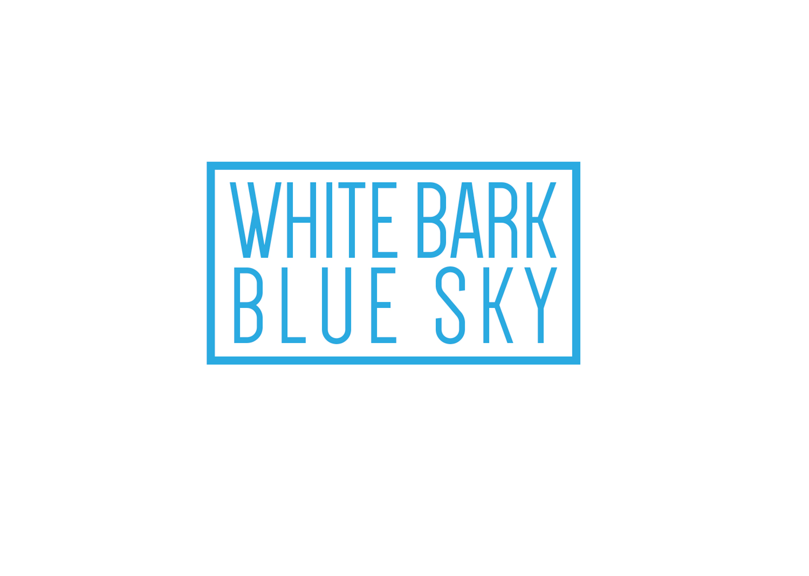 Logo Design by ivo_i_ivanov for White Bark Blue Sky | Design #22751540