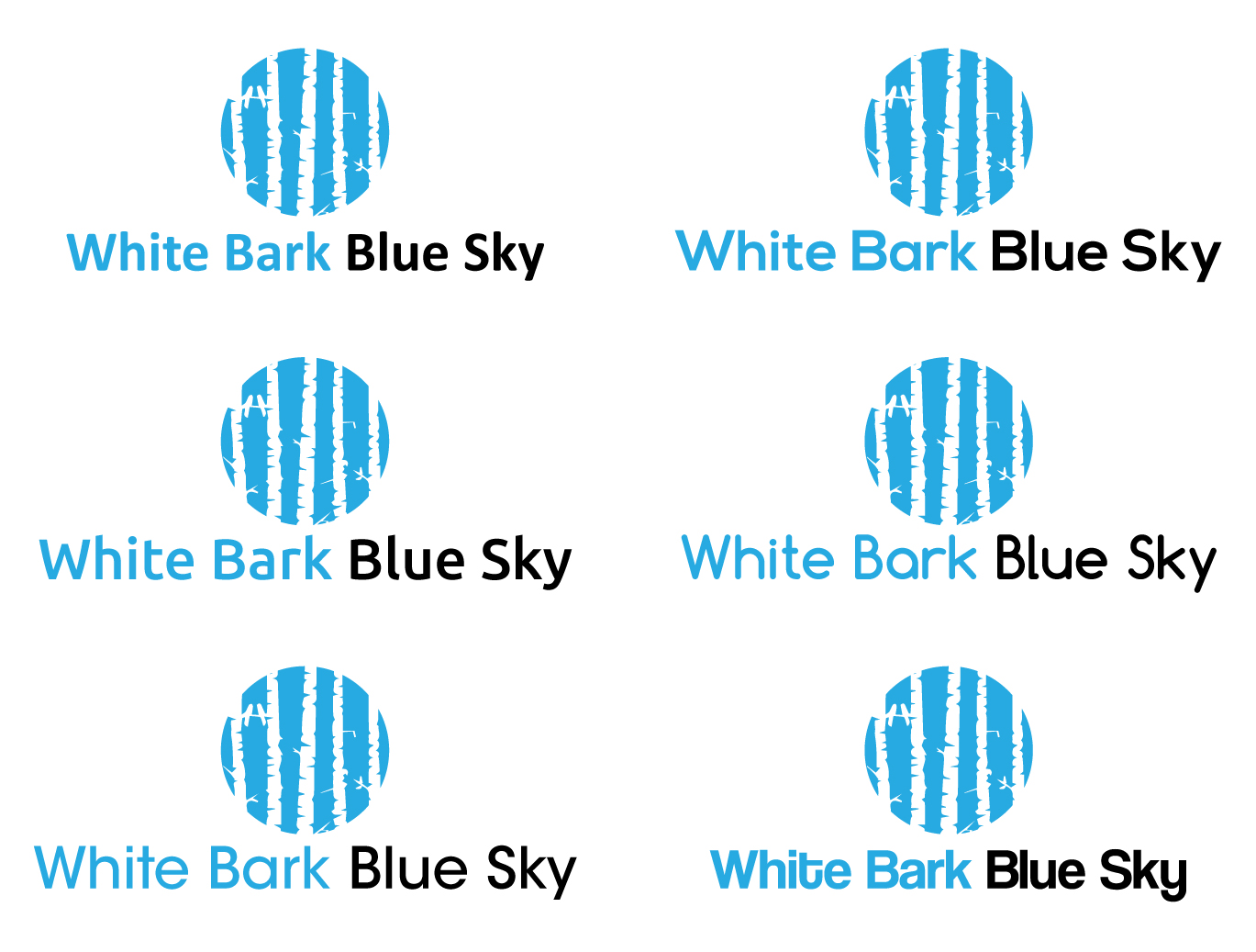 Logo-Design von Simsak 2 für White Bark Blue Sky | Design: #22817341