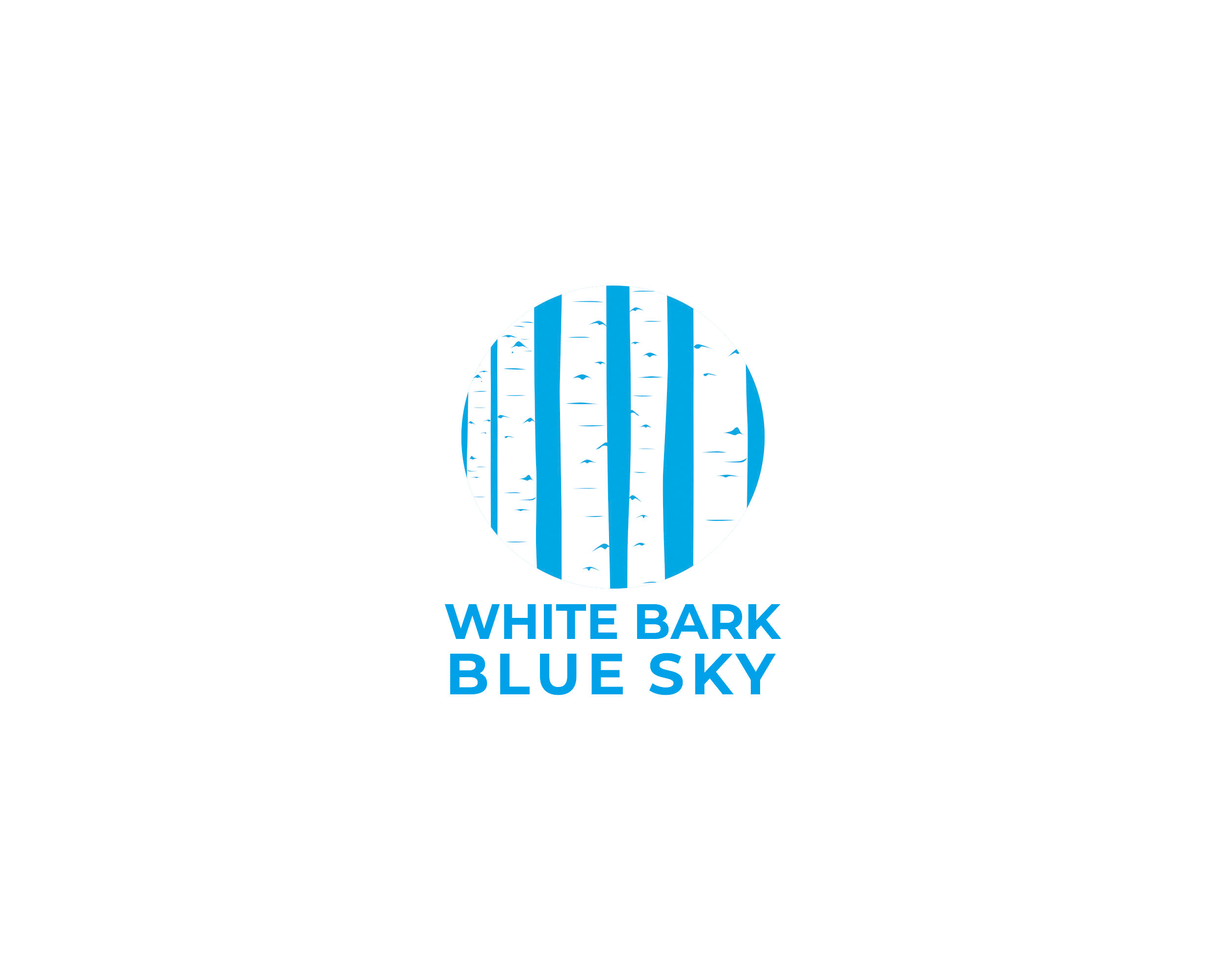 Logo Design by NOV4 for White Bark Blue Sky | Design #22803755