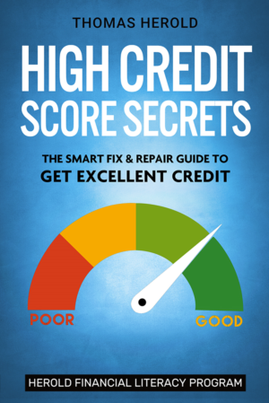 'High Credit Score Secrets' Book Cover | Buchumschlag Design von Tatlin