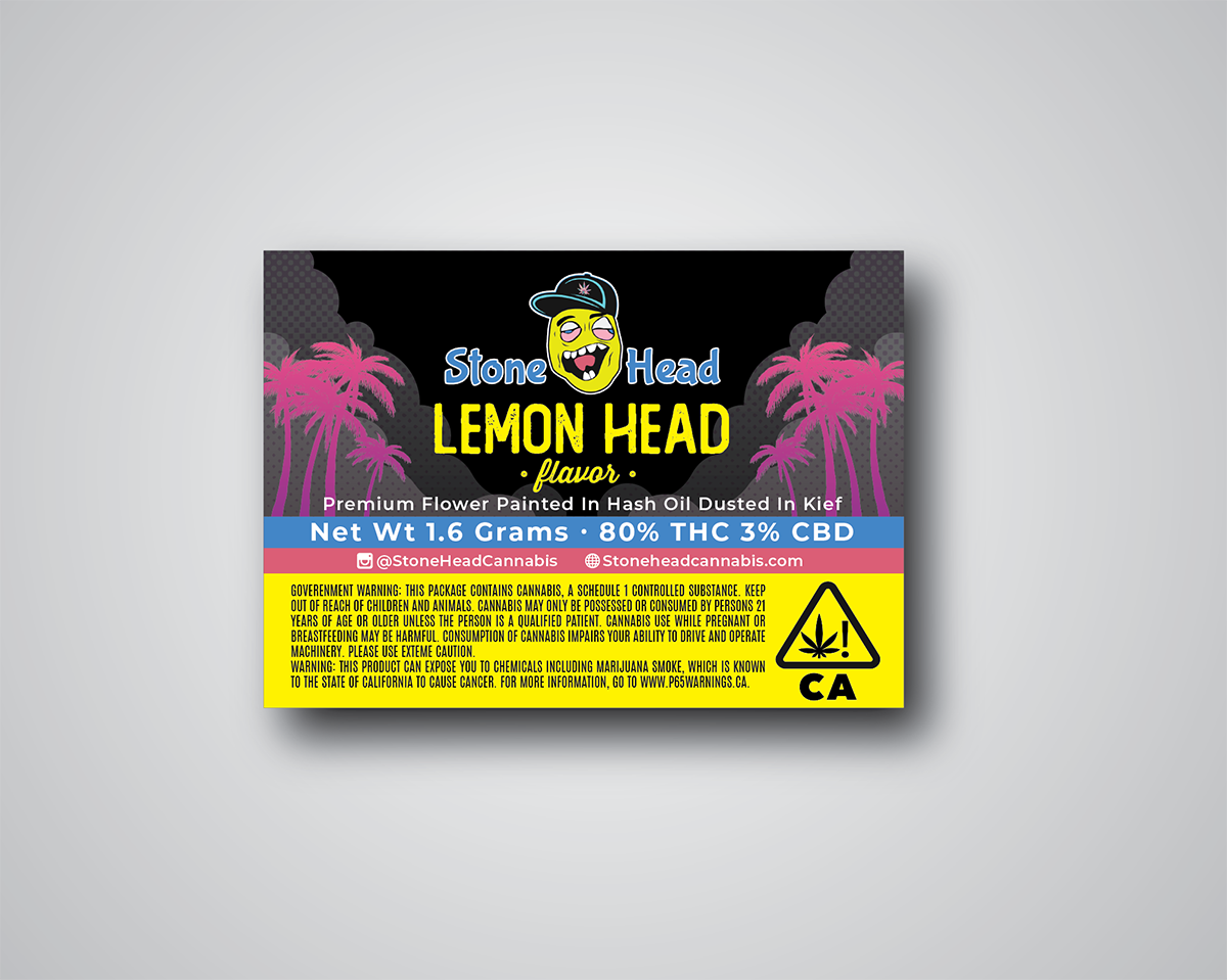 Graphic Design by Pinky  for Stone Head Cannabis | Design #22961339