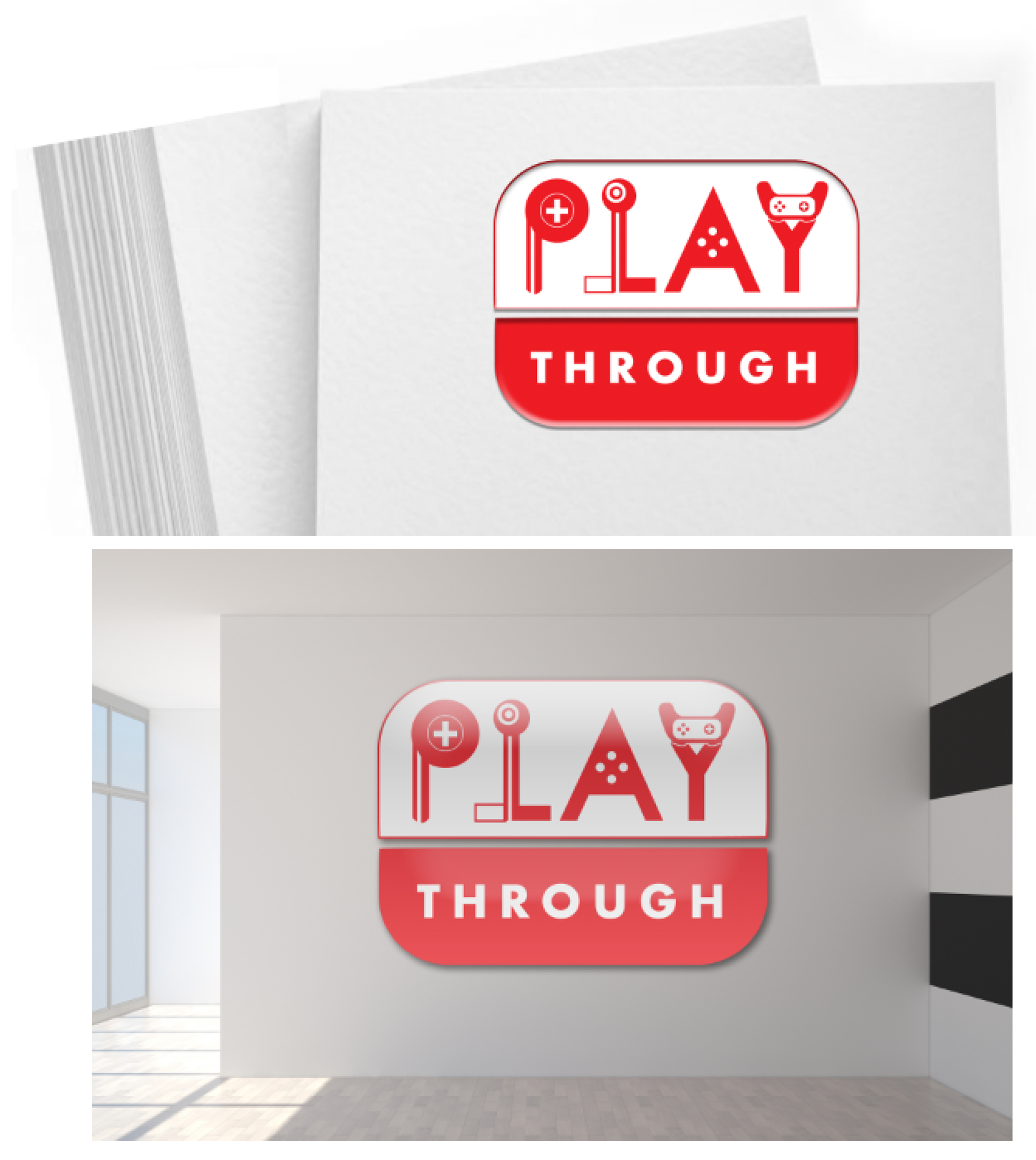 Logo Design by AdamMarco for Playthrough | Design #22820601