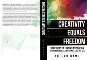 Non-Fiction Book On Creativity - Cover Design / Physical and E-Book | Book Cover Design by Estratosphera