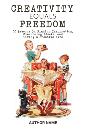 Non-Fiction Book On Creativity - Cover Design / Physical and E-Book | Book Cover Design by Tatlin