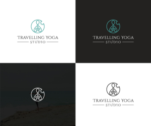 Travelling Yoga Studio  | Logo Design by Md Shehidul Islam Rimon