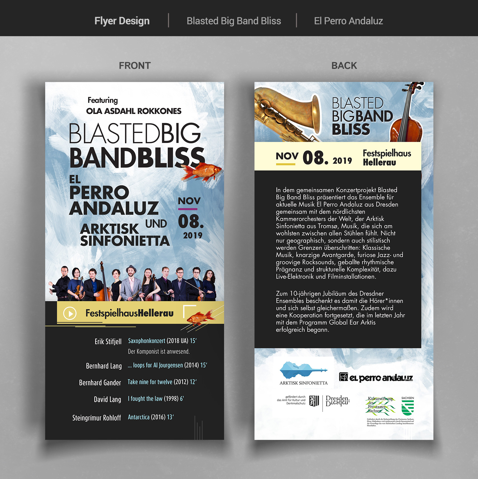 Flyer Design by danstudio for El Perro Andaluz e.V. | Design #22788797