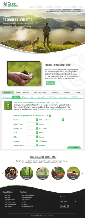 Green my Experience the biggest community for CarbonOffset in the travel industry | Diseño Web por Lara