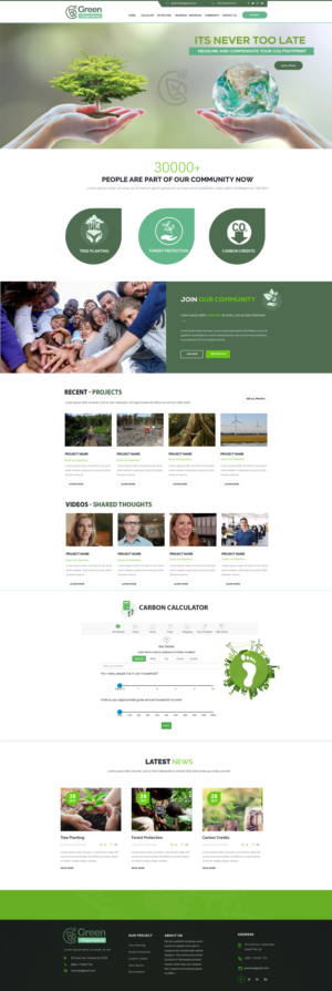 Green my Experience the biggest community for CarbonOffset in the travel industry | Diseño Web por Graphicsbox