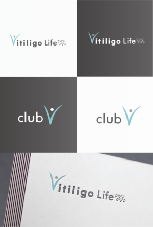 (1) Vitiligo Life and (2) Club V (see above)  | Logo Design by dorna 2