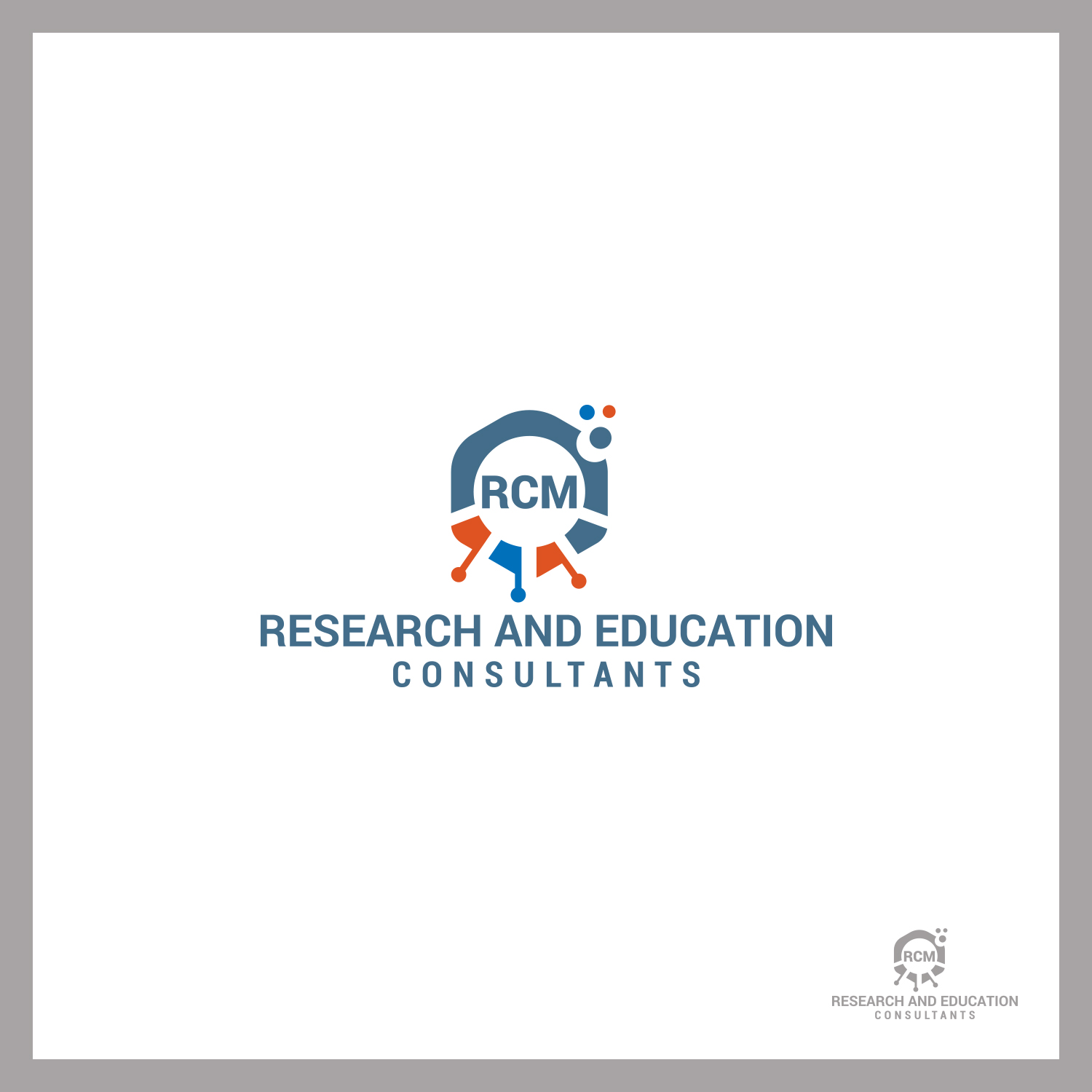 Logo Design by Maxo-Biz for RCM Reserach and Education Consultants, LLC | Design #22761255