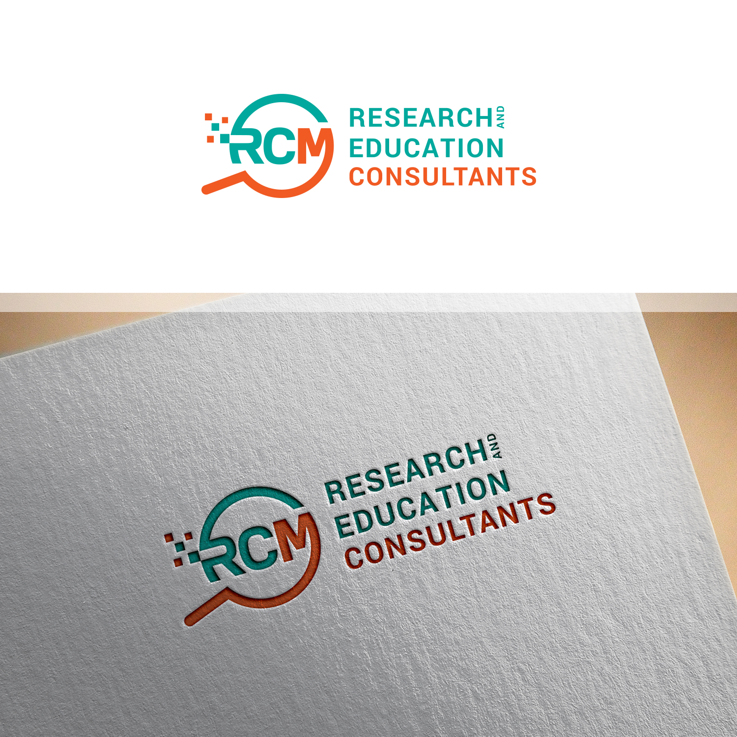 Logo Design by Maxo-Biz for RCM Reserach and Education Consultants, LLC | Design #22761256