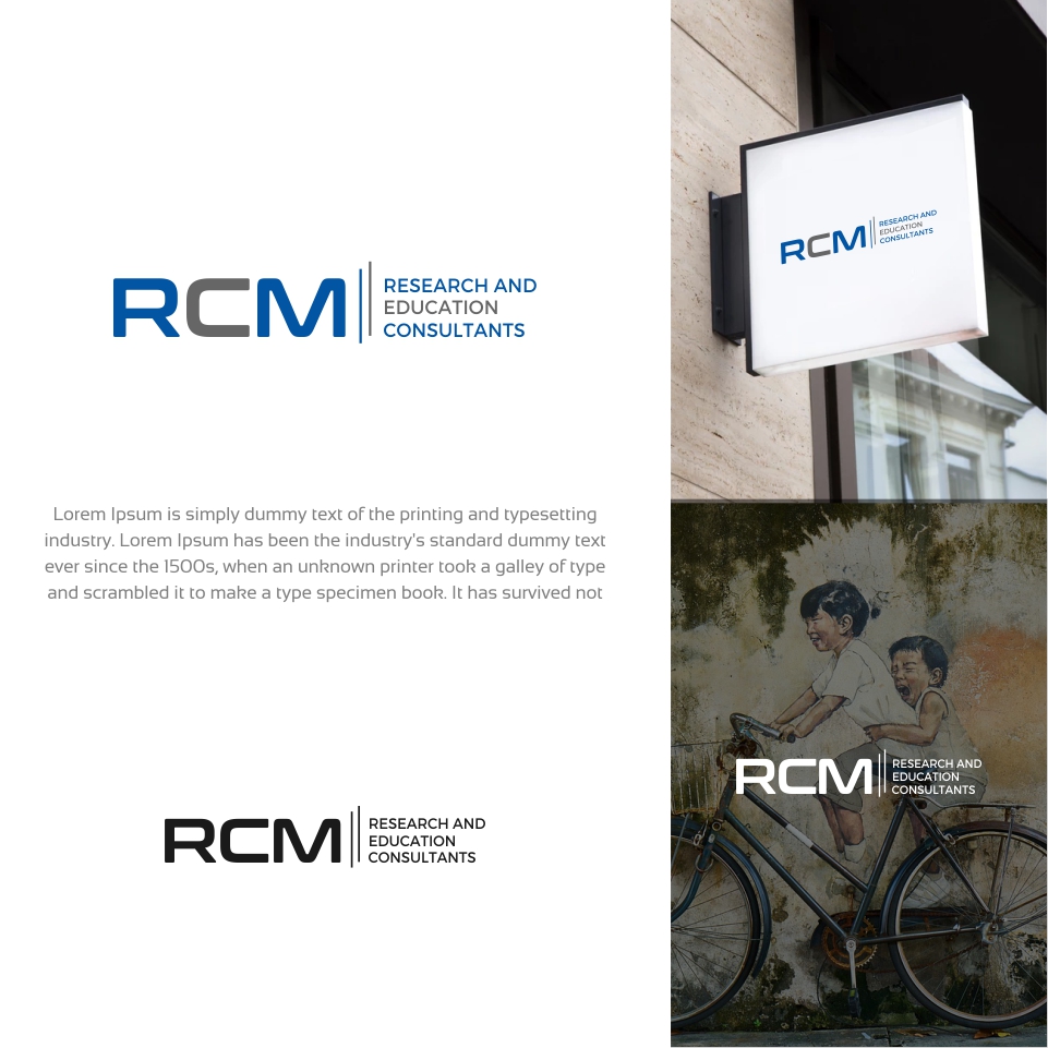 Logo Design by SigmaStudio for RCM Reserach and Education Consultants, LLC | Design #22759225