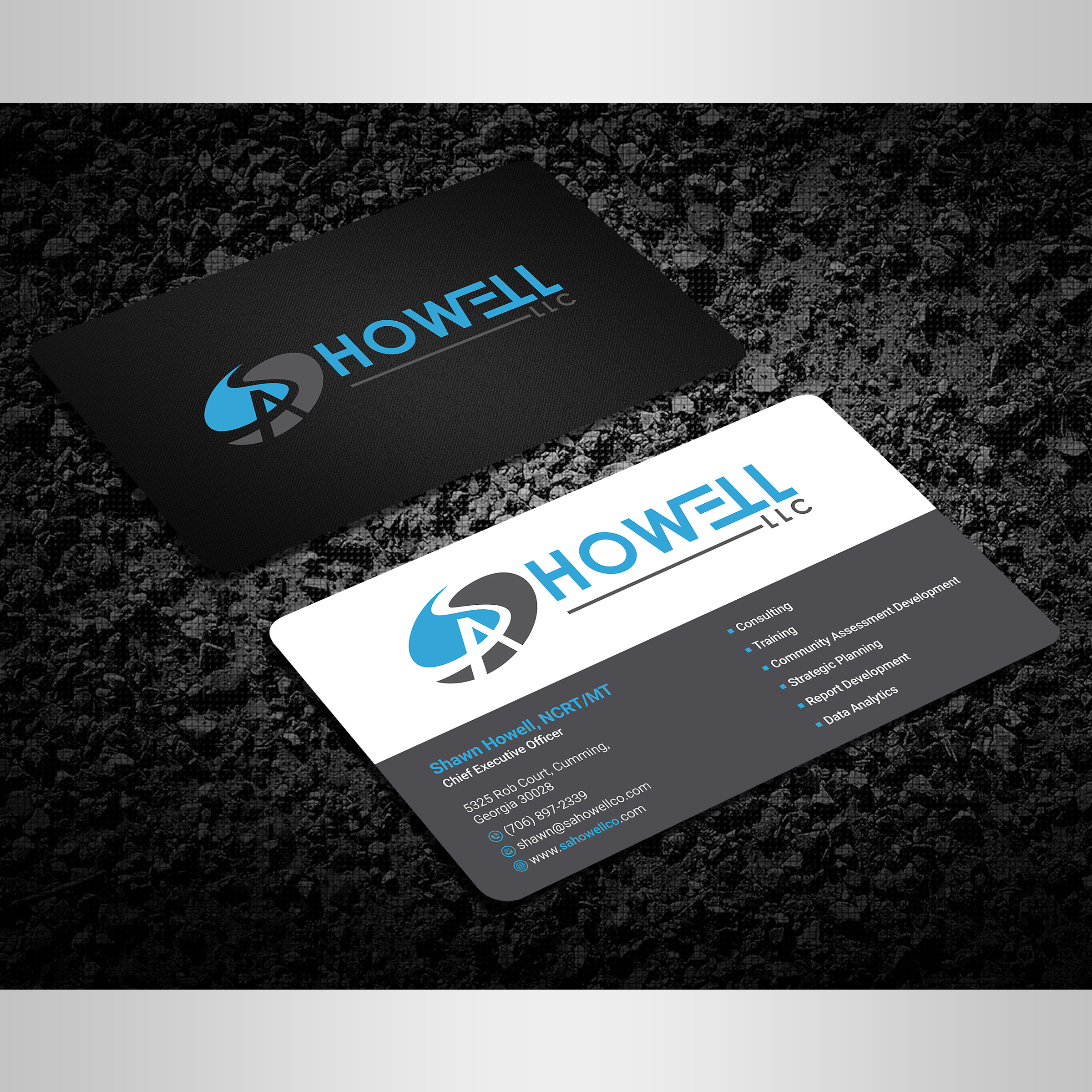 Visitenkarten-Design von Designers Hub für SA Howell, LLC | Design #22759104
