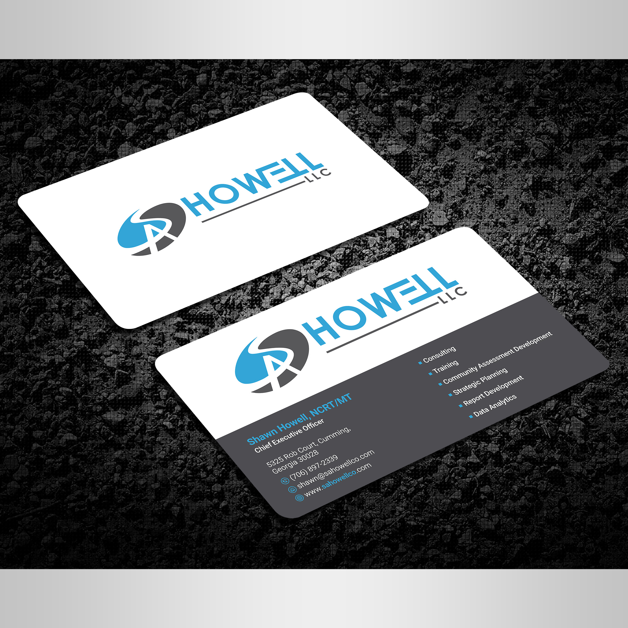 Visitenkarten-Design von Designers Hub für SA Howell, LLC | Design #22759113